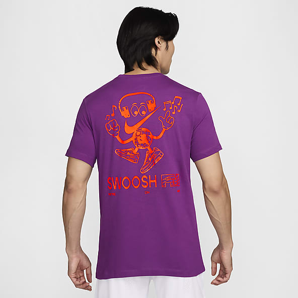 Purple shirt nike shop